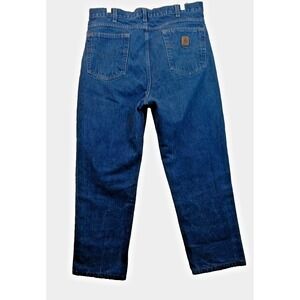 Vintage Y2K 90s Carhartt Jeans Size 36x29 Blue Medium Wash Denim Workwear Baggy
